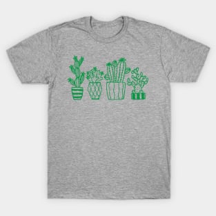 CACTUS SHIRT, SUCCULENTS, Succulent Shirt, Colorful Cacti, Gardening, Potted Plants, Shirt, Gifts for Plant Lovers, Fun Shirt for Gardeners T-Shirt